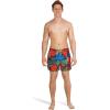 imageSpeedo Mens Swim Trunk Short Length Redondo StripedPalm Peacoat