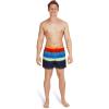 imageSpeedo Mens Swim Trunk Short Length Redondo StripedStorm Spicy Orange
