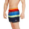 imageSpeedo Mens Swim Trunk Short Length Redondo StripedStorm Spicy Orange