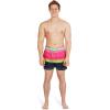 imageSpeedo Mens Swim Trunk Short Length Redondo StripedStorm Sugar Plum