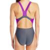 imageSpeedo Womens Swimsuit One Piece Creora Highclo Quantum Splice High Cut SolidMdVery Fuchsia