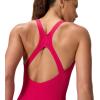 imageSpeedo Womens Swimsuit One Piece Powerflex Ultraback SolidOmbre RubyPink