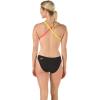 imageSpeedo Womens Vee 2 Endurance Lite One Piece SwimsuitBlackOrange
