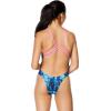 imageSpeedo womens Colorblock One Back 1pcWashed Tie Dye