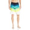 imageSpeedo Mens Crosscut Engineered Boardshort 21 InchBlackWhite