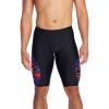 imageSpeedo Mens Standard Swimsuit Jammer Endurance Splice Team ColorsDisco RedWhiteBlue