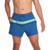 imageSpeedo Mens Swim Trunk Short Length Redondo StripedHorizontal Arctic Glass