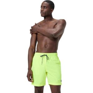 imageSpeedo Mens Swim Trunk Mid Length Essentials Solid18 Hyper Yellow