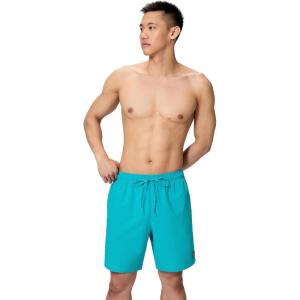 imageSpeedo Mens Swim Trunk Mid Length Essentials Solid18 Mayan Blue