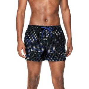 imageSpeedo Mens Swim Trunk Short Length Redondo StripedStarry Speedo Blue