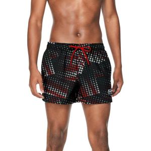 imageSpeedo Mens Swim Trunk Short Length Redondo StripedStarry Speedo Red