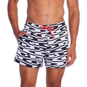 imageSpeedo Mens Swim Trunk Short Length Redondo StripedTrance Geo