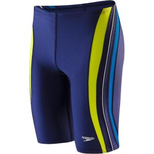 imageSpeedo Mens Swimsuit Jammer Xtra Life Rapid Splice  Manufacturer DiscontinuedHanger BlueGreen