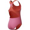 imageSpeedo Girls Swimsuit One Piece Infinity Splice Thick StrapPink Lemonade