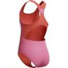 imageSpeedo Girls Swimsuit One Piece Infinity Splice Thick StrapPink Lemonade