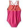 imageSpeedo Girls Swimsuit One Piece Solid Cross Back Multi StrapsPink
