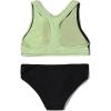 imageSpeedo Girls Swimsuit Two Piece Bikini SetBlock Anthracite