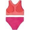 imageSpeedo Girls Swimsuit Two Piece Bikini SetBlock Rose Violet