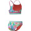 imageSpeedo Girls Swimsuit Two Piece Bikini SetSixties Garden Pink Lemonade