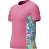imageSpeedo Girls UV Swim Shirt Short Sleeve Printed RashguardSixties Garden