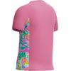 imageSpeedo Girls UV Swim Shirt Short Sleeve Printed RashguardSixties Garden