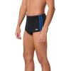 imageSpeedo Mens Poly Mesh Square Leg SwimsuitBlackBlue