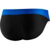 imageSpeedo Mens Poly Mesh Square Leg SwimsuitBlackBlue Splice
