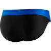imageSpeedo Mens Poly Mesh Square Leg SwimsuitBlackBlue Splice