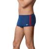 imageSpeedo Mens Poly Mesh Square Leg SwimsuitNavyRed
