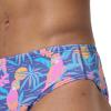 imageSpeedo Mens Poly Mesh Square Leg SwimsuitParrot Party