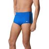 imageSpeedo Mens Poly Mesh Square Leg SwimsuitSpeedo BlueBlack