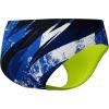 imageSpeedo Mens Poly Mesh Square Leg SwimsuitTeam Royal Blue