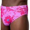 imageSpeedo Mens Swimsuit Brief Comfort WaistbandMid Desert Bloom Neon Violet
