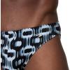 imageSpeedo Mens Swimsuit Brief Comfort WaistbandMini Chain Link Anthracite