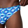 imageSpeedo Mens Swimsuit Brief Comfort WaistbandMini Chain Link Deep Sapphire