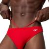 imageSpeedo Mens Swimsuit Brief Comfort WaistbandMini High Risk Red
