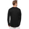 imageSpeedo Mens UV Swim Shirt Long Sleeve Longview TeeBlackBlack