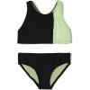 imageSpeedo Girls Swimsuit Two Piece Bikini SetBlock Anthracite
