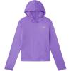 imageSpeedo Girls Uv Swim Shirt Long Sleeve RashguardHooded Purple Hebe