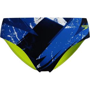 imageSpeedo Mens Poly Mesh Square Leg SwimsuitTeam Royal Blue