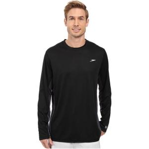 imageSpeedo Mens UV Swim Shirt Long Sleeve Longview TeeBlackBlack