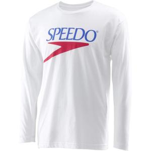 imageSpeedo UnisexAdult TShirt Long Sleeve Crew Neck VintageNew White