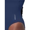 imageSpeedo Womens Swimsuit One Piece Hydraline Standard CutHigh Neck Cerulean Blue