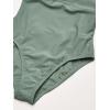 imageSpeedo Womens Swimsuit One Piece Hydraline Standard CutHigh Neck Soft Olive