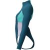 imageSpeedo Womens Swimsuit One Piece Hydraline Standard CutLS Zip Dark Teal