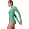 imageSpeedo Womens Swimsuit One Piece Hydraline Standard CutLS Zip Lazy Daisy