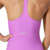imageSpeedo Womens Swimsuit One Piece Hydraline Standard CutZip Neon Violet