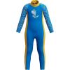 imageSpeedo Boys Swimsuit Infant to Big Kid UPF 50 Learn to SwimLS Sunsuit Lagoon Blue