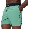 imageSpeedo Mens Swim Trunk Mid Length Never StopMarine Teal
