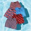 imageSpeedo Mens Swim Trunk Mid Length Redondo PrintedRwb Speedo Red